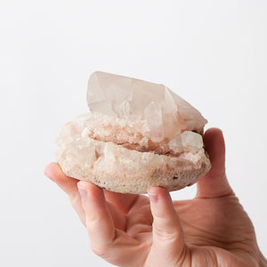 Quartz Cluster on Quartzite