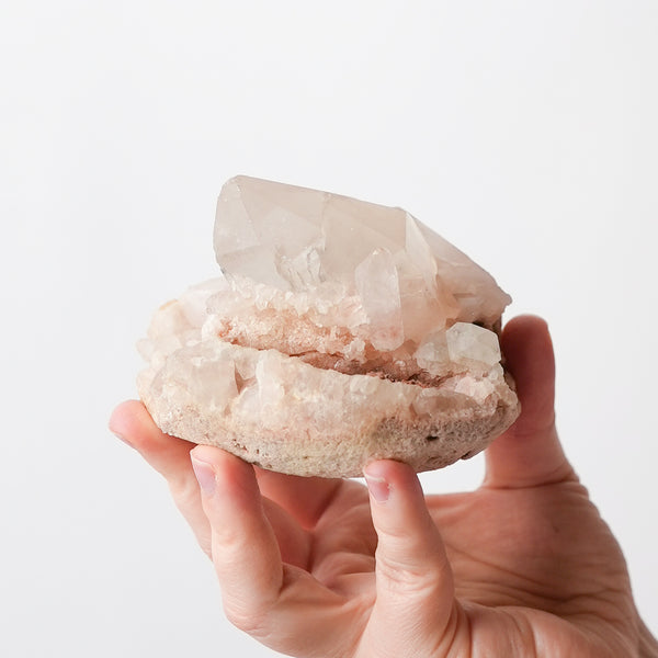 Quartz Cluster on Quartzite