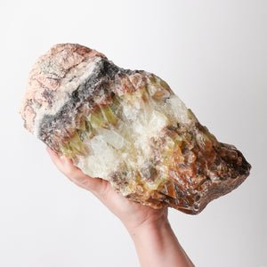 Large Tricolor Calcite