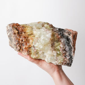 Large Tricolor Calcite