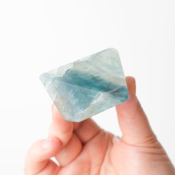 Rainbow Fluorite Prism