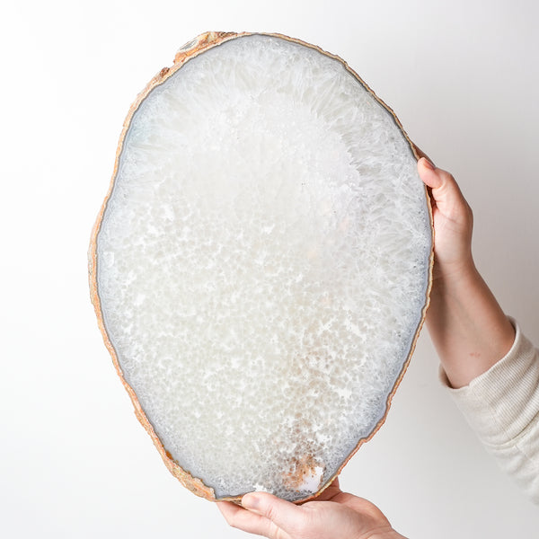 Pearlescent Quartz Slab