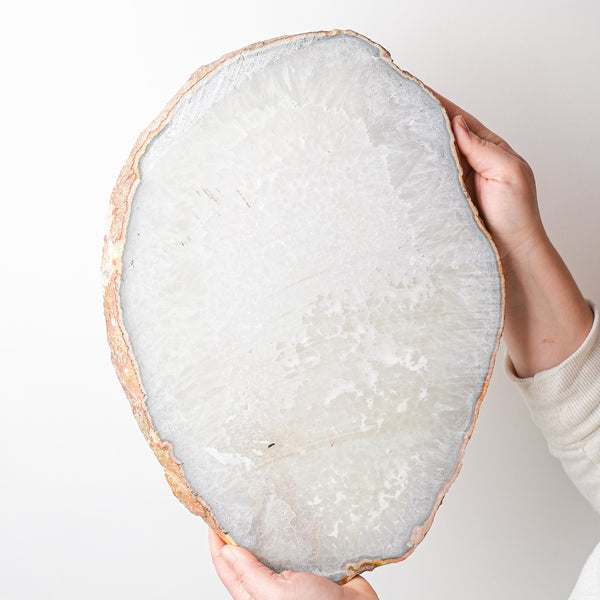 Pearlescent Quartz Slab