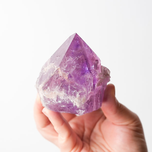 Polished Amethyst Point