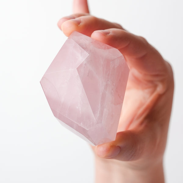 Dreamy Rose Quartz Prism