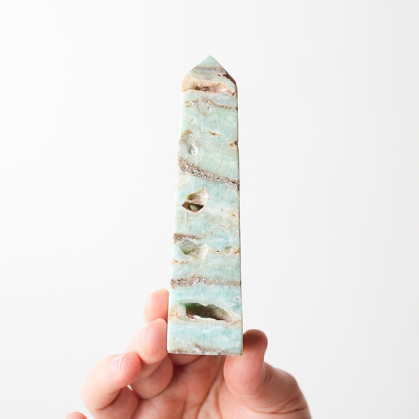 Blue Aragonite Tower