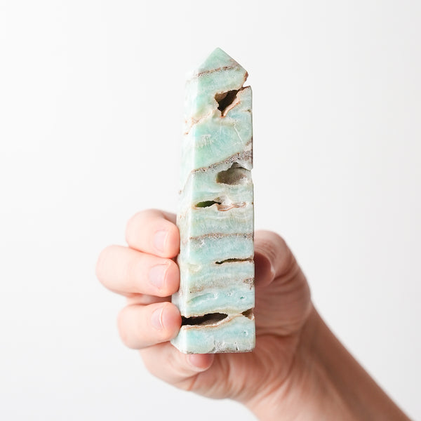 Blue Aragonite Tower