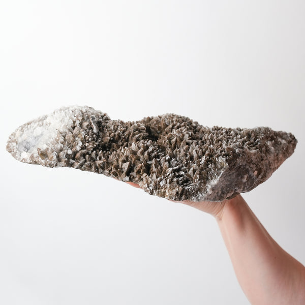 Dogtooth Calcite Slab with Quartz