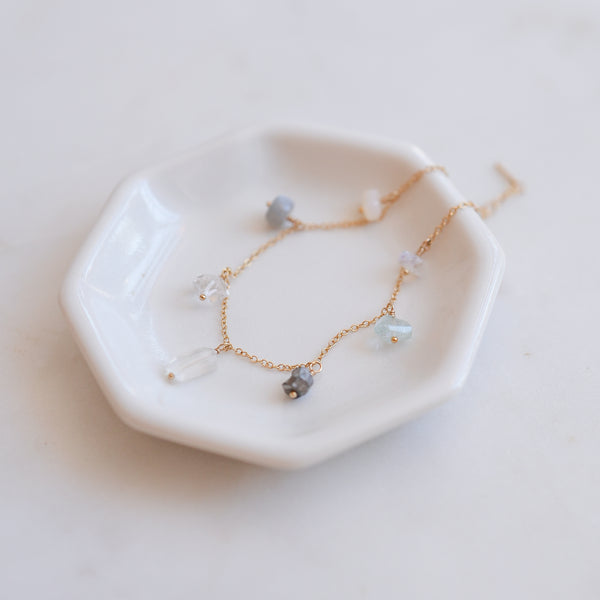 Cool Toned Charm Bracelet