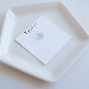 Faceted Aquamarine Charm