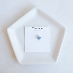 Faceted Aquamarine Charm