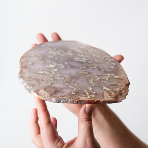 Plume Agate Slab