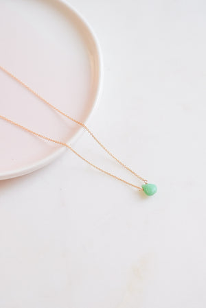 Chrysoprase Little Gemstone Necklace