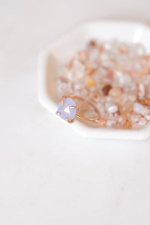 Blue Chalcedony Stacking Ring