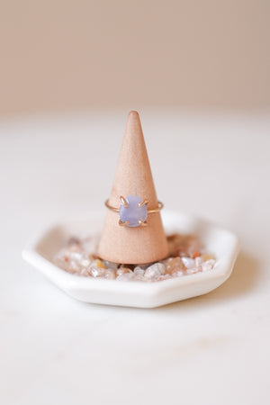 Blue Chalcedony Stacking Ring
