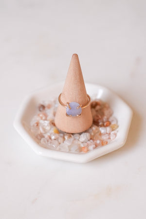 Blue Chalcedony Stacking Ring