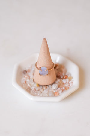 Blue Chalcedony Stacking Ring