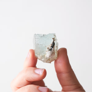 Aquamarine with Tourmaline