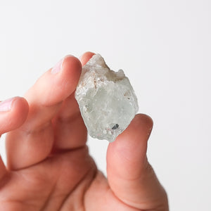 Aquamarine with Tourmaline