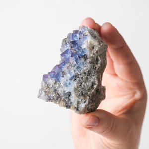 Lilac Fluorite Cluster