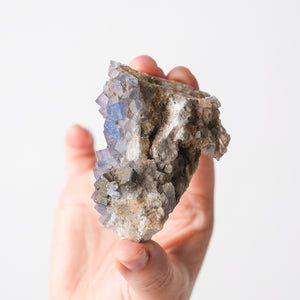 Lilac Fluorite Cluster