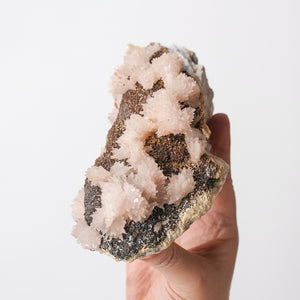 Mangano Calcite on Matrix