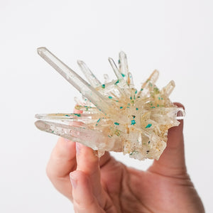 Quartz with Veszelyte