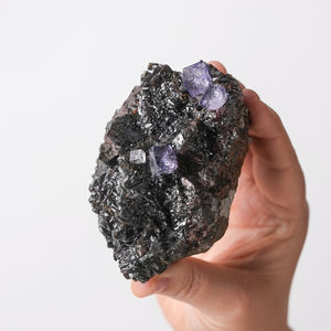 Fluorite on Sphalerite