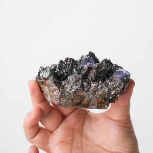 Fluorite on Sphalerite