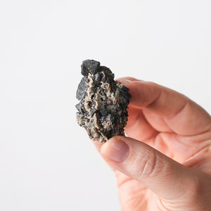 Ruby Jack Sphalerite, Chalcopyrite and Druzy Quartz