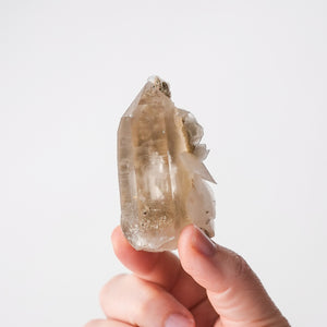 Calcite on Quartz