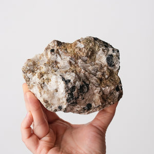 Willemite, Franklinite on Calcite