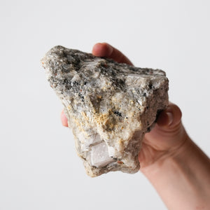 Willemite on Calcite