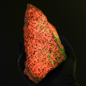 Franklinite, Willemite with Calcite