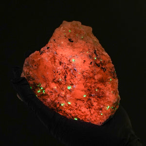 Willemite on Calcite