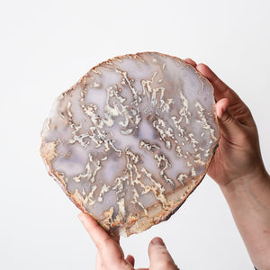 Plume Agate Slab