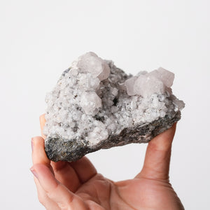 Calcite with Quartz {Fluorescent}