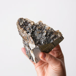 Stunning Stellar Beam Calcites on Sphalerite