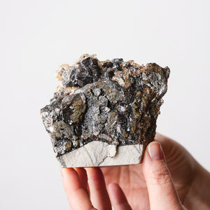 Stunning Stellar Beam Calcites on Sphalerite