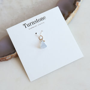 Blue Chalcedony Charm