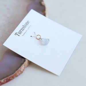 Blue Chalcedony Charm