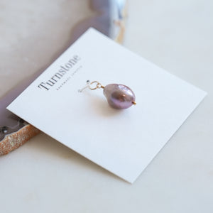 Purple Toned Pearl Charm