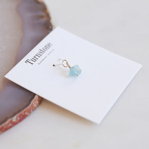 Faceted Aquamarine Charm