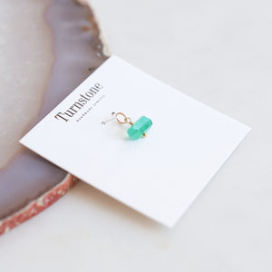 Vibrant Green Onyx Charm