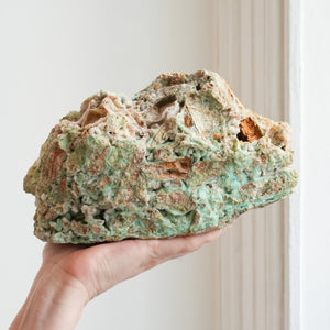 Druzy Garnierite with Chrysoprase
