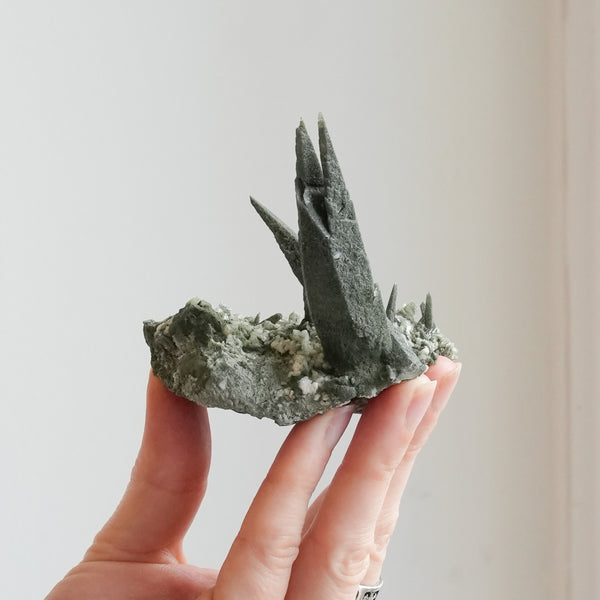 {Rare} Nepalese Quartz with Clinocore and Chlorite