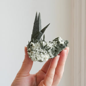 {Rare} Nepalese Quartz with Clinocore and Chlorite