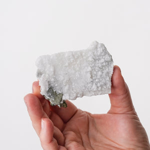 Delicate Calcite Crisp with Pyrite