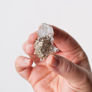 Mini Herkimer Quartz on Matrix