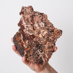 Native Copper Plate on Matrix
